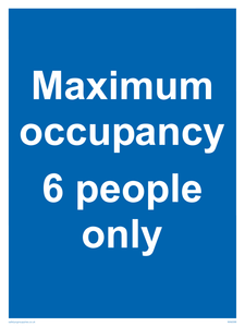 MA6088: Maximum occupancy 6