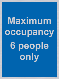 MA6088: Maximum occupancy 6