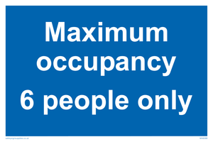 MA6088: Maximum occupancy 6