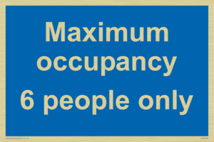 MA6088: Maximum occupancy 6