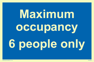 MA6088: Maximum occupancy 6