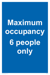 MA6088: Maximum occupancy 6