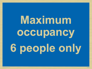 MA6088: Maximum occupancy 6