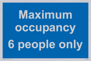 MA6088: Maximum occupancy 6
