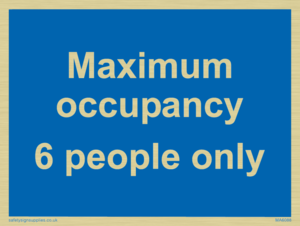 MA6088: Maximum occupancy 6