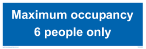 MA6088: Maximum occupancy 6