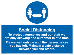 MA6114: Social distancing to protect you and our staff