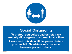 MA6114: Social distancing to protect you and our staff