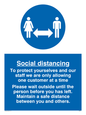 MA6114: Social distancing to protect you and our staff