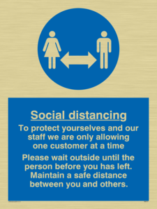 MA6114: Social distancing to protect you and our staff