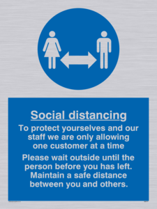 MA6114: Social distancing to protect you and our staff