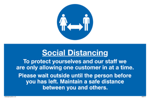 MA6114: Social distancing to protect you and our staff