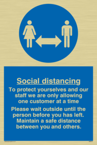 MA6114: Social distancing to protect you and our staff