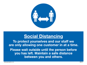 MA6114: Social distancing to protect you and our staff