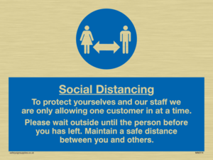 MA6114: Social distancing to protect you and our staff