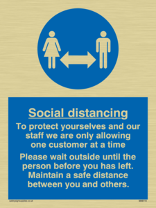 MA6114: Social distancing to protect you and our staff
