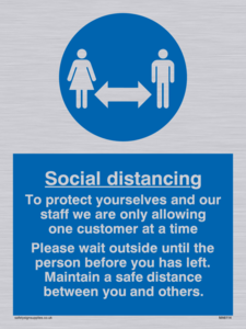 MA6114: Social distancing to protect you and our staff