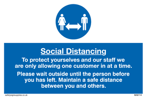 MA6114: Social distancing to protect you and our staff