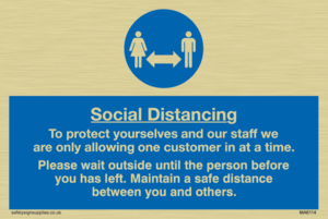 MA6114: Social distancing to protect you and our staff