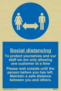 MA6114: Social distancing to protect you and our staff