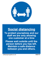 MA6114: Social distancing to protect you and our staff
