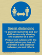 MA6114: Social distancing to protect you and our staff