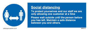 MA6114: Social distancing to protect you and our staff