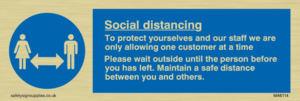 MA6114: Social distancing to protect you and our staff