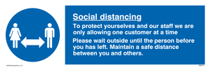MA6114: Social distancing to protect you and our staff