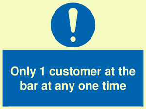 MA6129: Only 1 customer at the bar