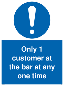 MA6129: Only 1 customer at the bar