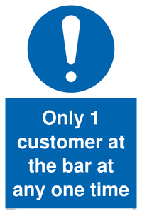 MA6129: Only 1 customer at the bar