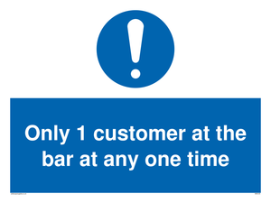 MA6129: Only 1 customer at the bar