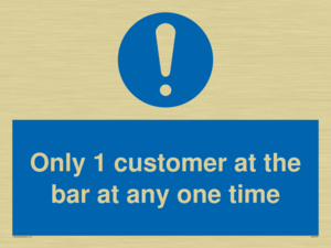 MA6129: Only 1 customer at the bar
