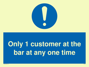 MA6129: Only 1 customer at the bar