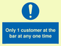 MA6129: Only 1 customer at the bar
