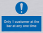 MA6129: Only 1 customer at the bar