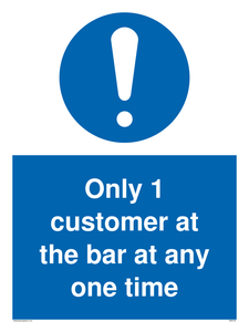 MA6129: Only 1 customer at the bar