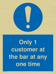 MA6129: Only 1 customer at the bar