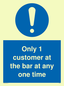 MA6129: Only 1 customer at the bar