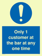 MA6129: Only 1 customer at the bar