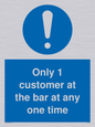 MA6129: Only 1 customer at the bar