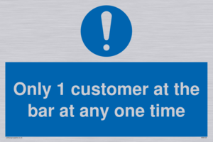 MA6129: Only 1 customer at the bar