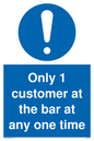 MA6129: Only 1 customer at the bar
