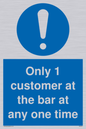 MA6129: Only 1 customer at the bar