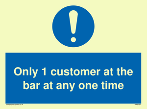 MA6129: Only 1 customer at the bar