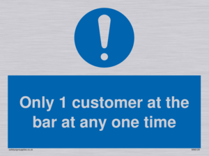 MA6129: Only 1 customer at the bar
