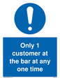 MA6129: Only 1 customer at the bar
