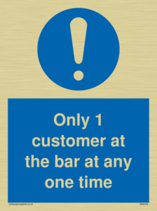 MA6129: Only 1 customer at the bar