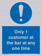 MA6129: Only 1 customer at the bar
